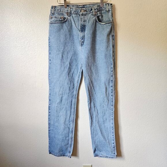 Levis Denim Jeans Regular Fit Straight Leg Size 36 - Picture 1 of 7